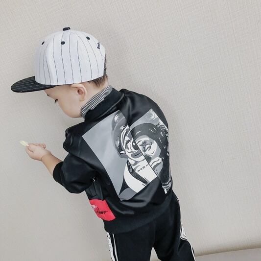 ピエロ ベビー ジャケット 黒 ブラック