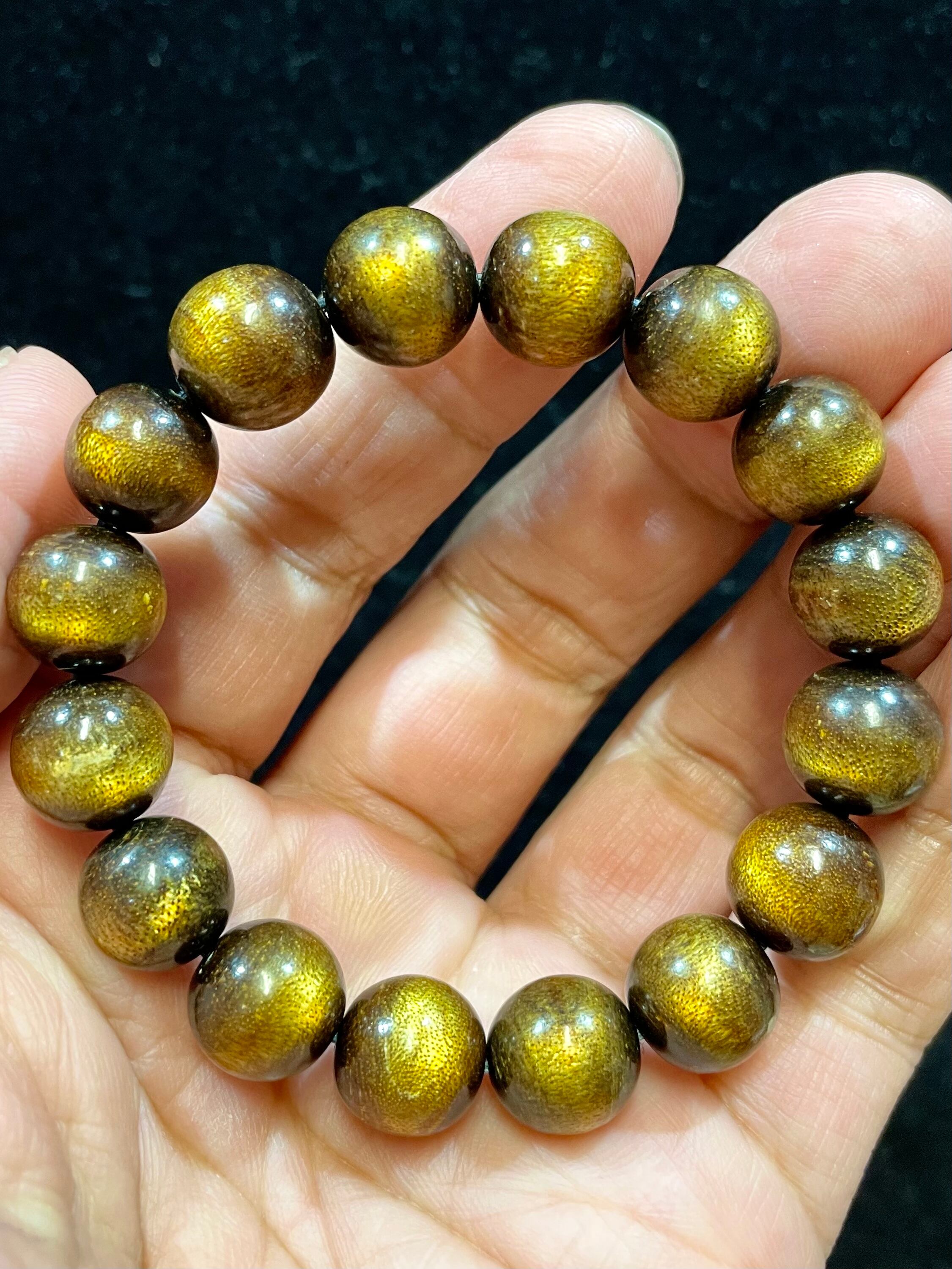 3) 超開運!「マス・ウリ」ゴールド・ブレスレット12mm