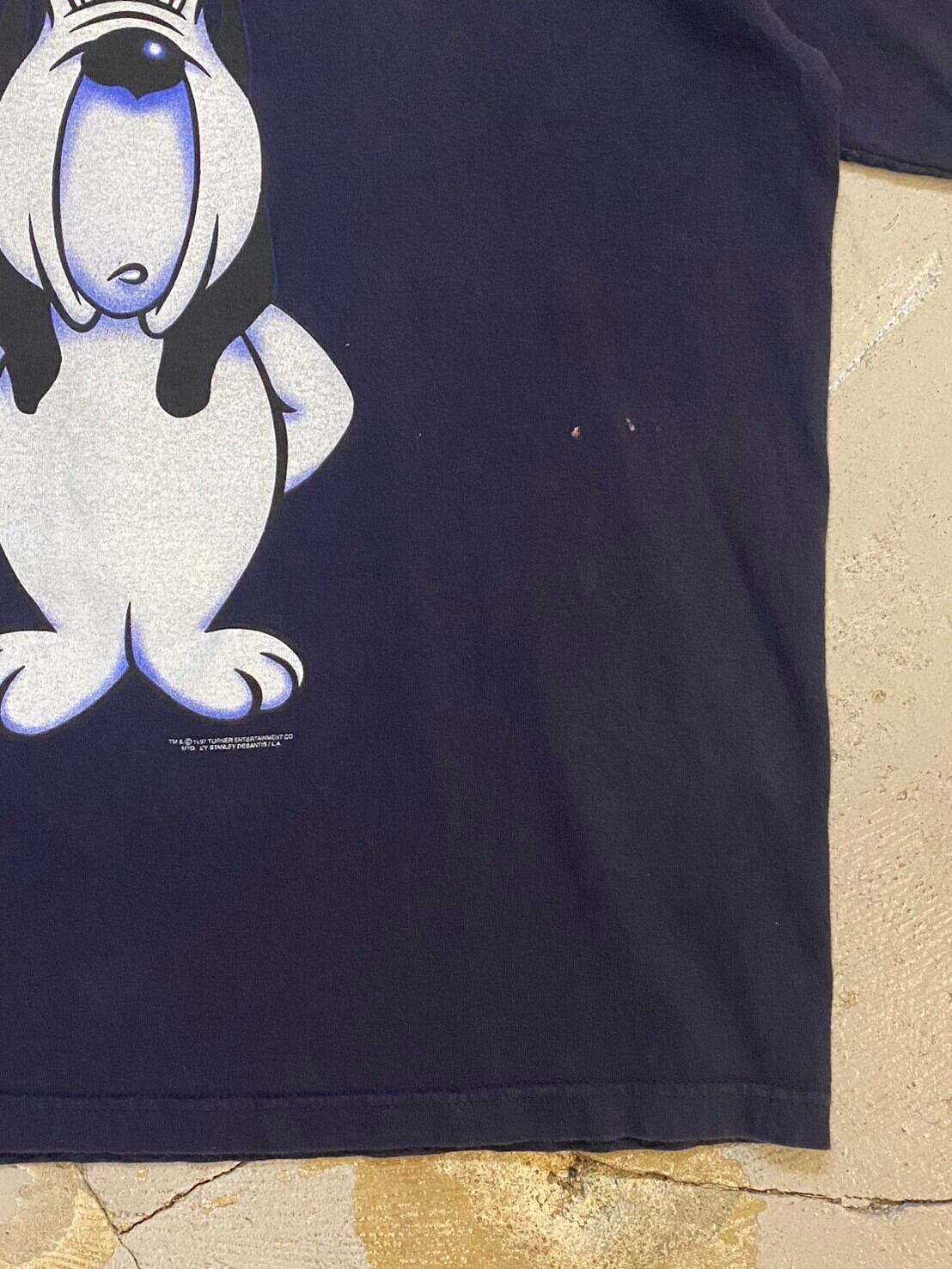 vintage 90's DROOPY DOG T-SHIRT MADE IN USA | vintage clothing twoface