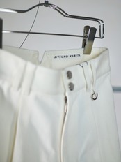 RITSUKO KARITA - R denim pants / white