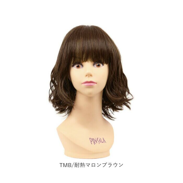 PRISILA プリシラ ショート フルウィッグ フルウイッグ 通販 パーマ