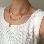 コイン　2連ネックレス ［GSN020］