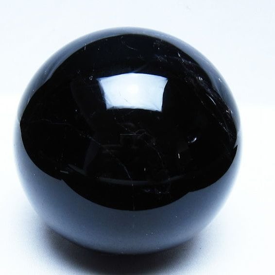 1.6Kg モリオン 黒水晶 丸玉 110mm スフィア 一点物 151-9423