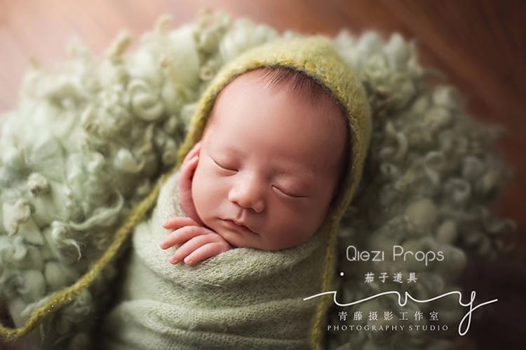 ファー】高品質 パステルカラーふわふわ背景布 新生児 ニューボーン