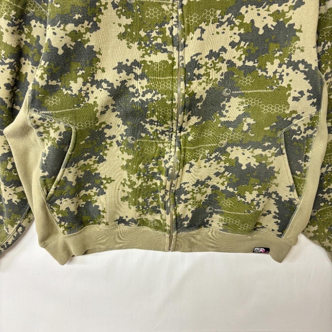 BREATH feat wdfs Camoflauge Hoodie Khaki | KOUHUKU