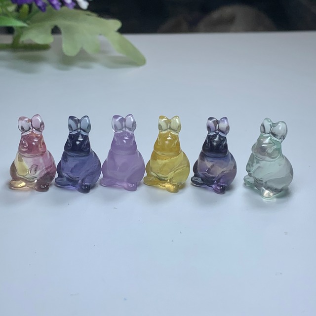 11.フローライトうさぎさん大家族セット