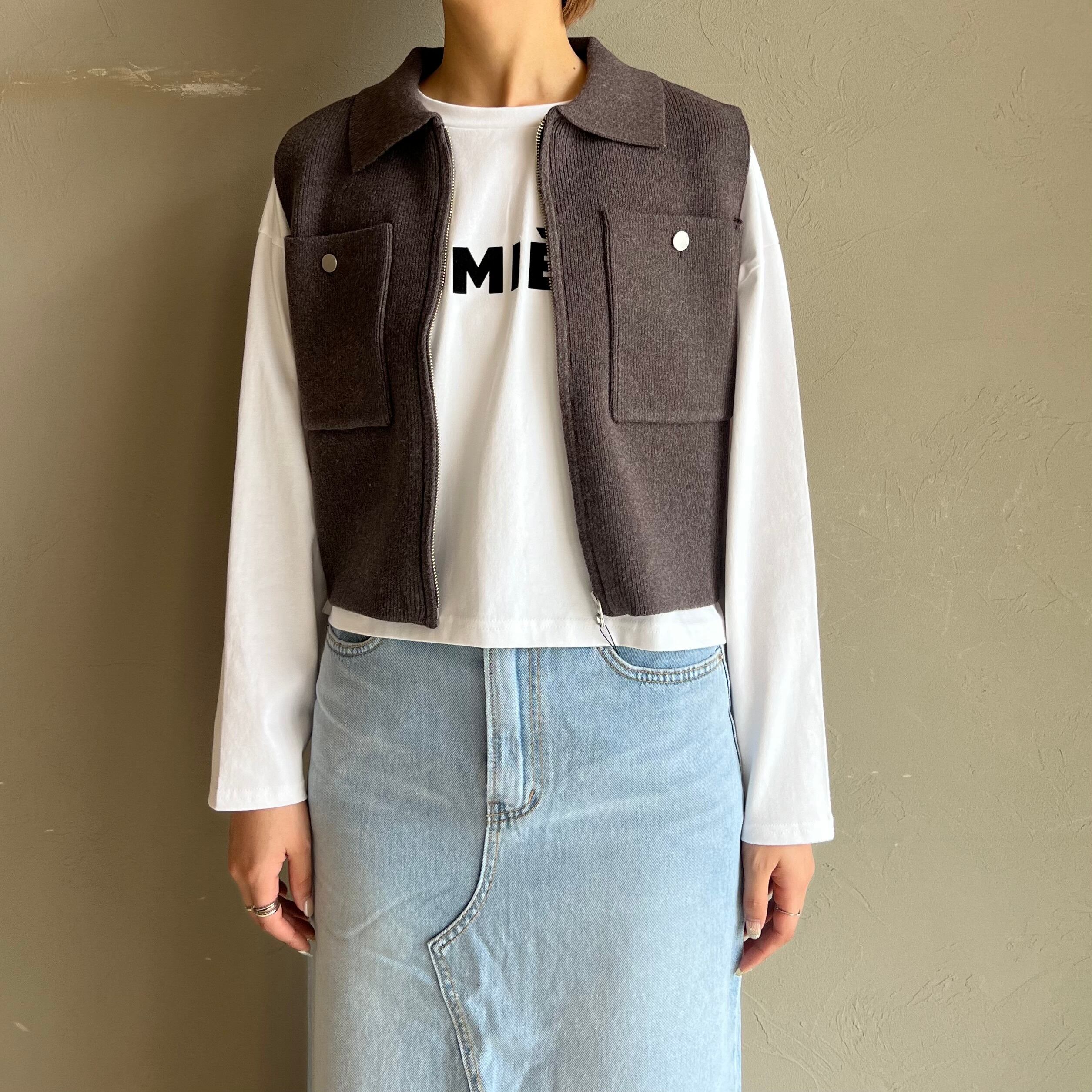 CLOCHE 】ジップニットベスト | valance 福井｜レディース セレクト