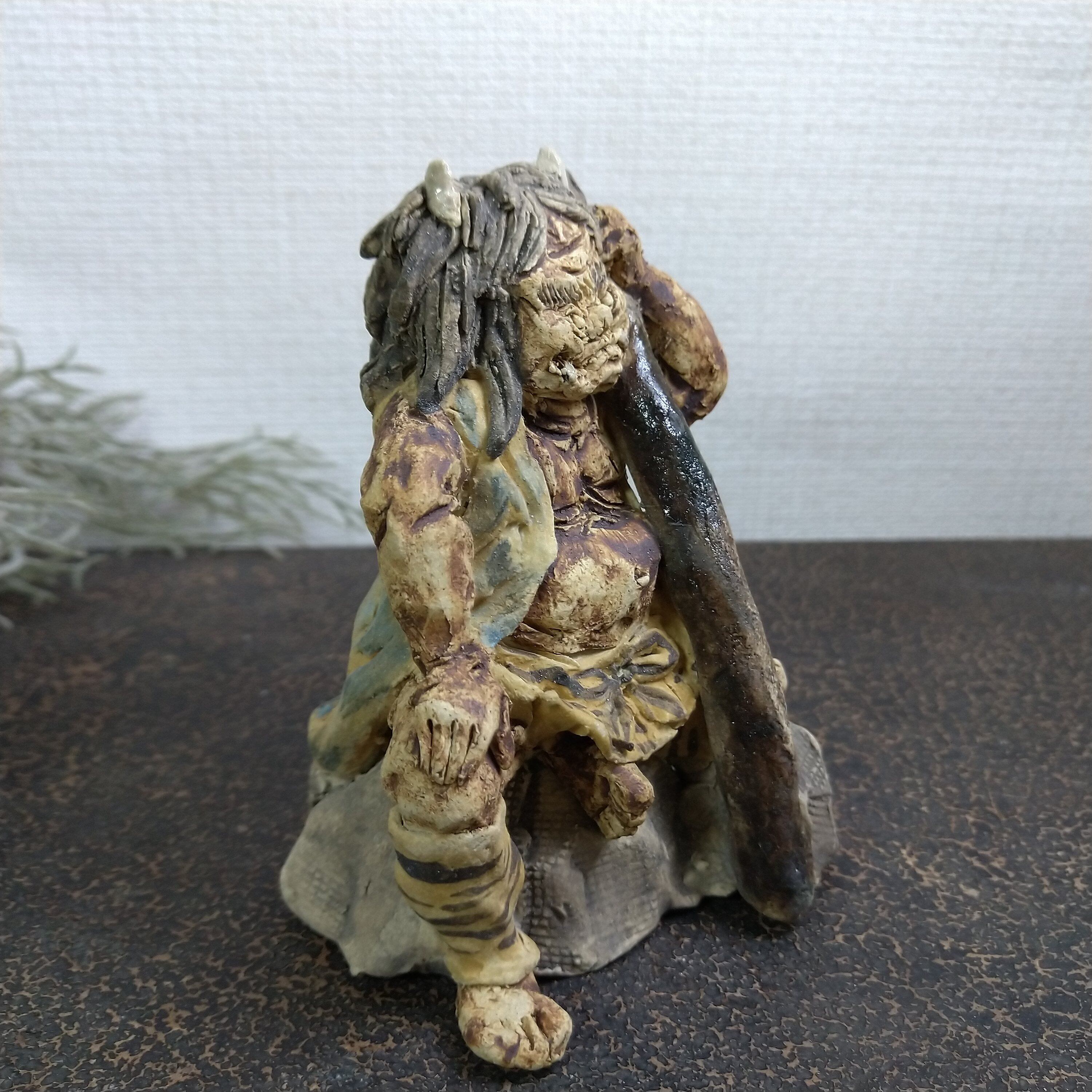 鬼に金棒 | 陶人形作家 にしだみき