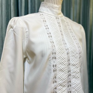 70's vintage tack×race Blouse