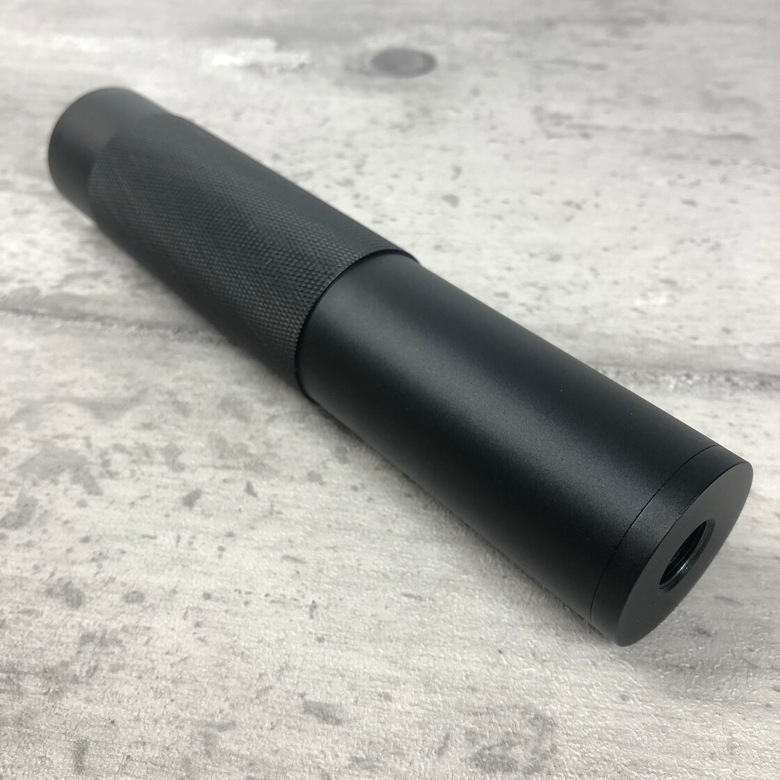 サイレンサー 14mm逆ネジ正ネジ両方対応 サプレッサー NATO5.56タイプ 