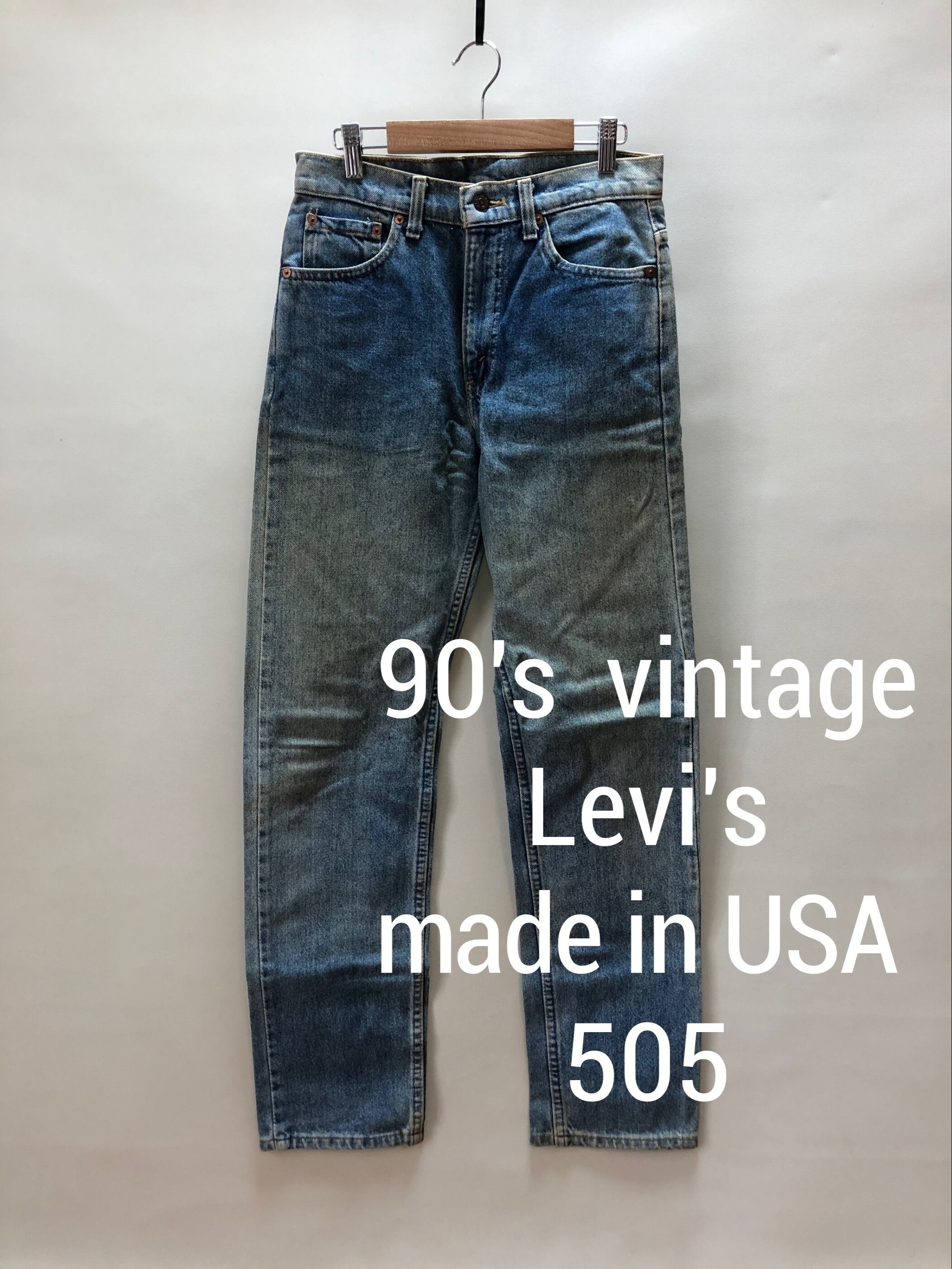 90's W29 made in USA LEVI'S リーバイス 505 415 | ＳＥＣＯＮＤ HAND RED