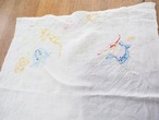 蝶と花の刺繍 クロス(シミあり) 画像14