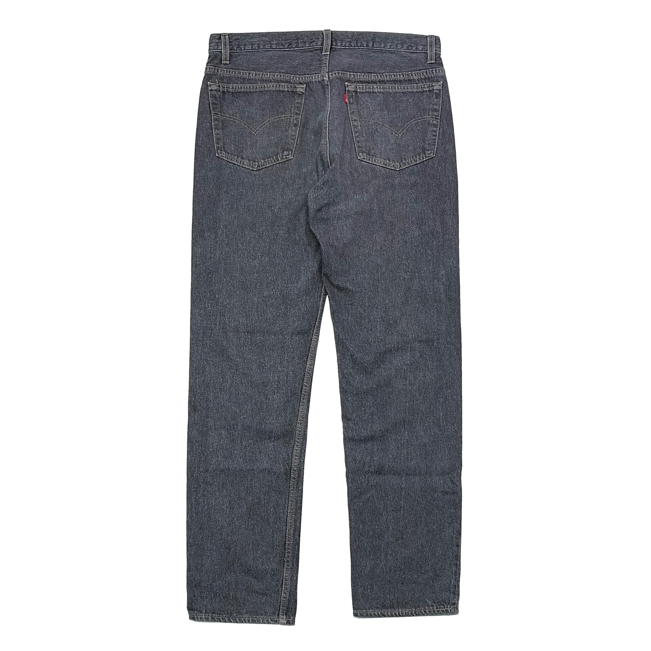 90s LEVIS リーバイス 501 USA製 先染め ブラック デニム パンツ