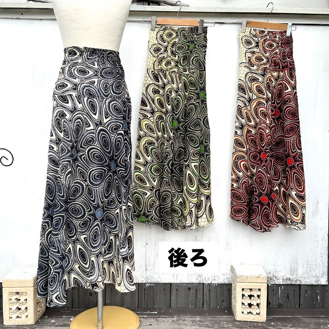 フラワー柄2wayスカート