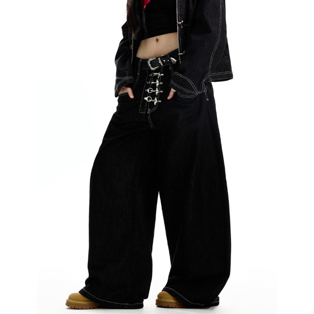 stitch line hook denim　ステッチラインフックデニム　J1583