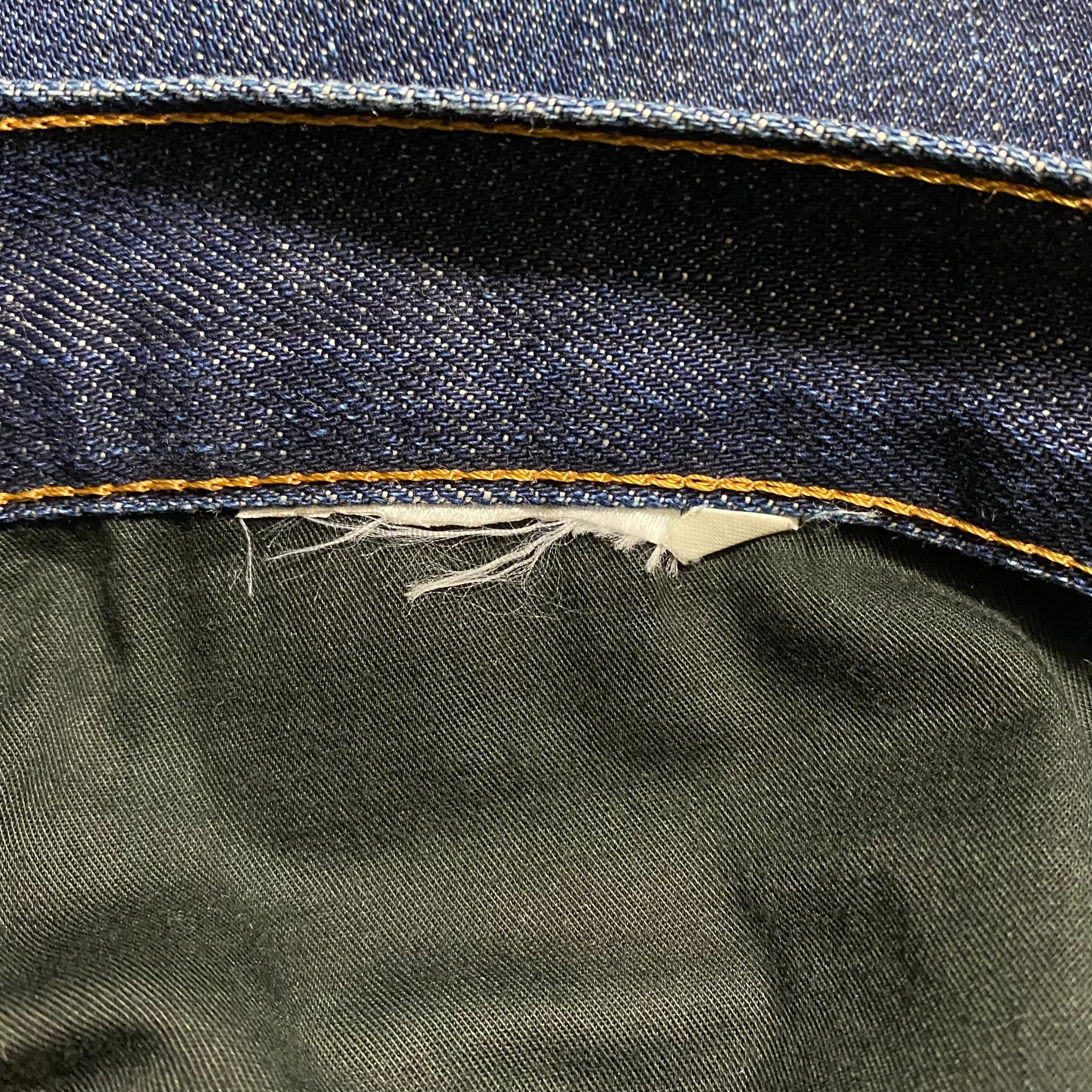 YVES SAINT LAURENT RIVE GAUCHE denim pants “YSL” | NOIR ONLINE