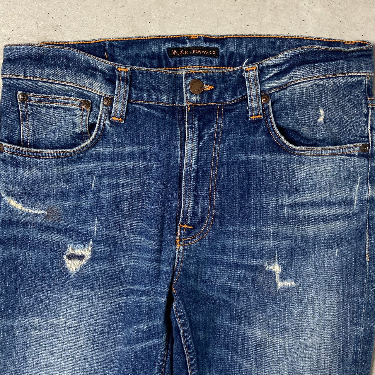 NUDIE JEANS ヌーディージーンズ スキニーデニムパンツ メンズW31 古着