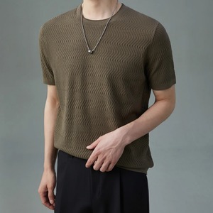 マルベリーシルキーフィットTシャツ　0629