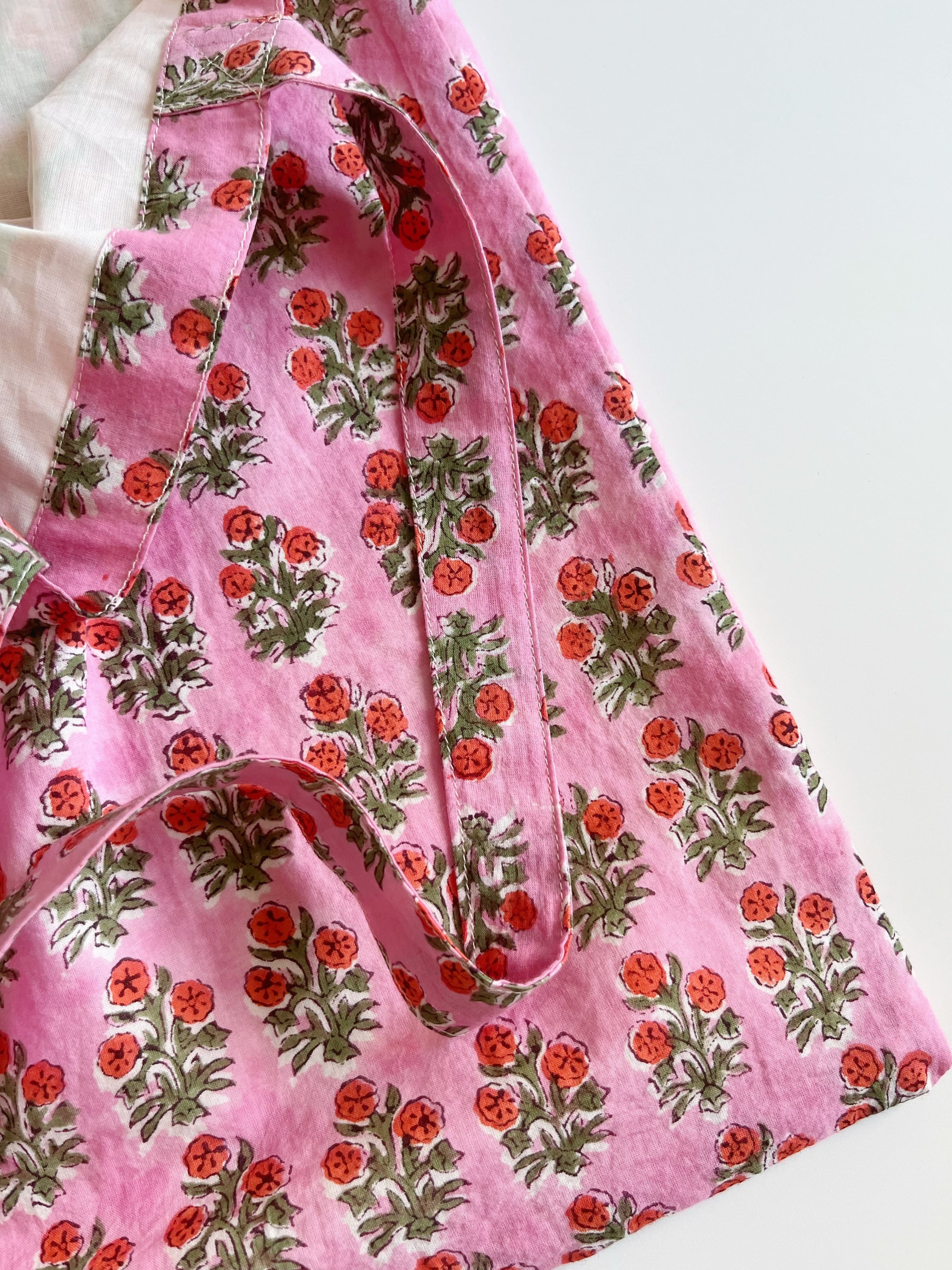 Blooming Garden】インド綿 フラワー 花柄 ハンドブロックプリント