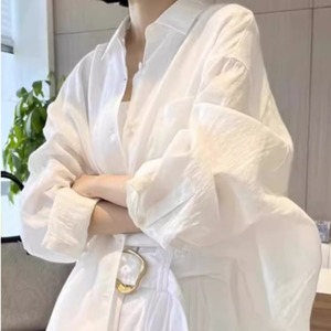 大人の涼感 ワイド白シャツ 00004