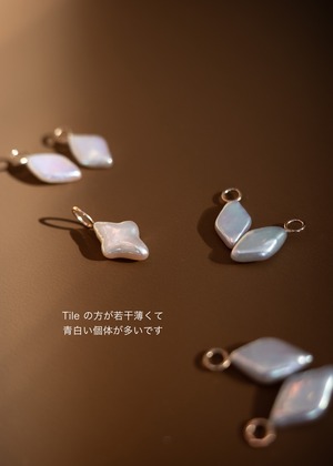 Charm -White Star Pearl-