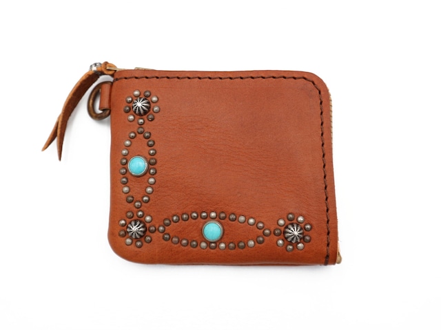 L ZIP  STUDS WALLET (INFINITE ELLIPSE)