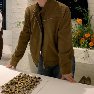 スエードハンサムショートジャケット　990