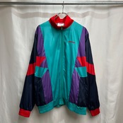 90s Portugal adidas トレフォイルロゴ マルチカラー ポリエステル 裏地メッシュ ジャケット 5