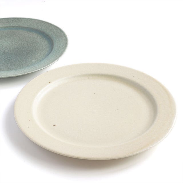 SALE】TEIBAN WARE リムプレートL 生成り 陶器 明山窯 | うつわと