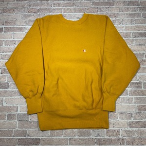 1990s CHAMPION REVERSE WEAVE SWEAT SHIRT MUSTERD