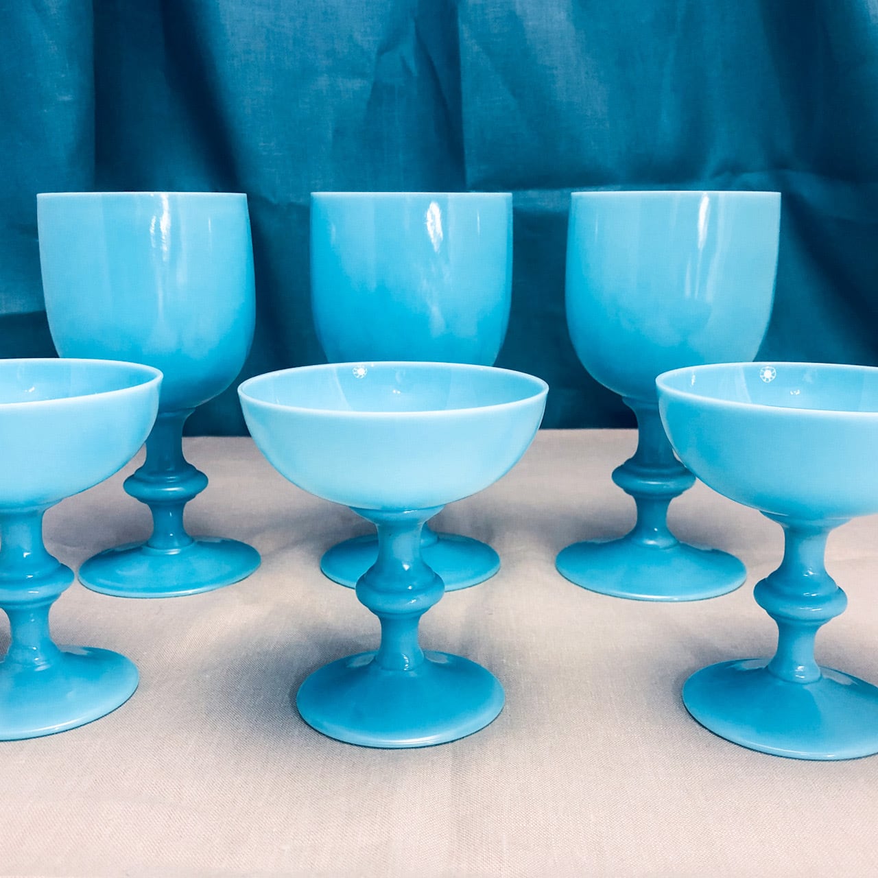 Vintage] Portieux Vallerysthal ヴィンテージグラスセット | Morceau