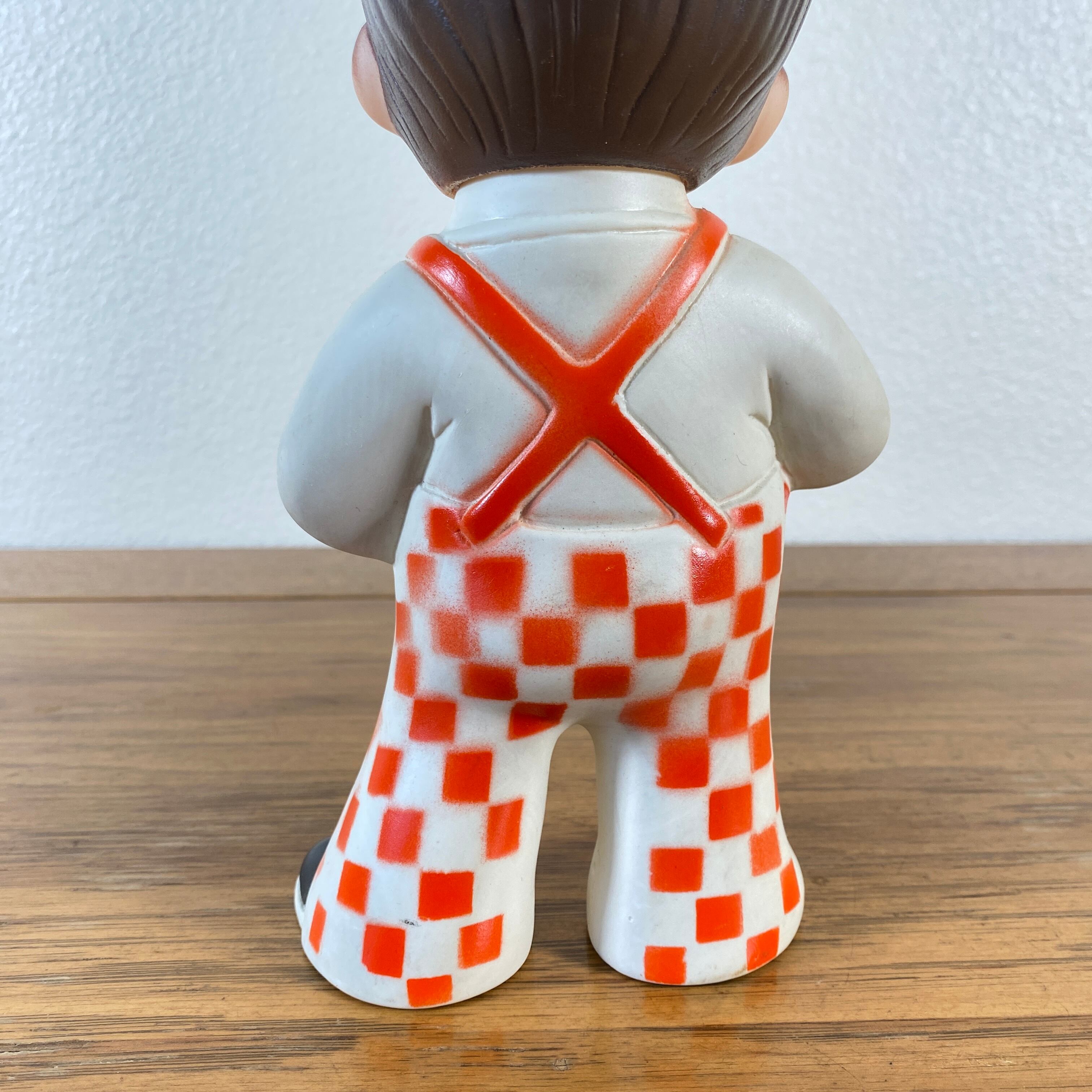 1158 【1973年】ビンテージ BIG BOY ビッグボーイ ソフビ 貯金箱