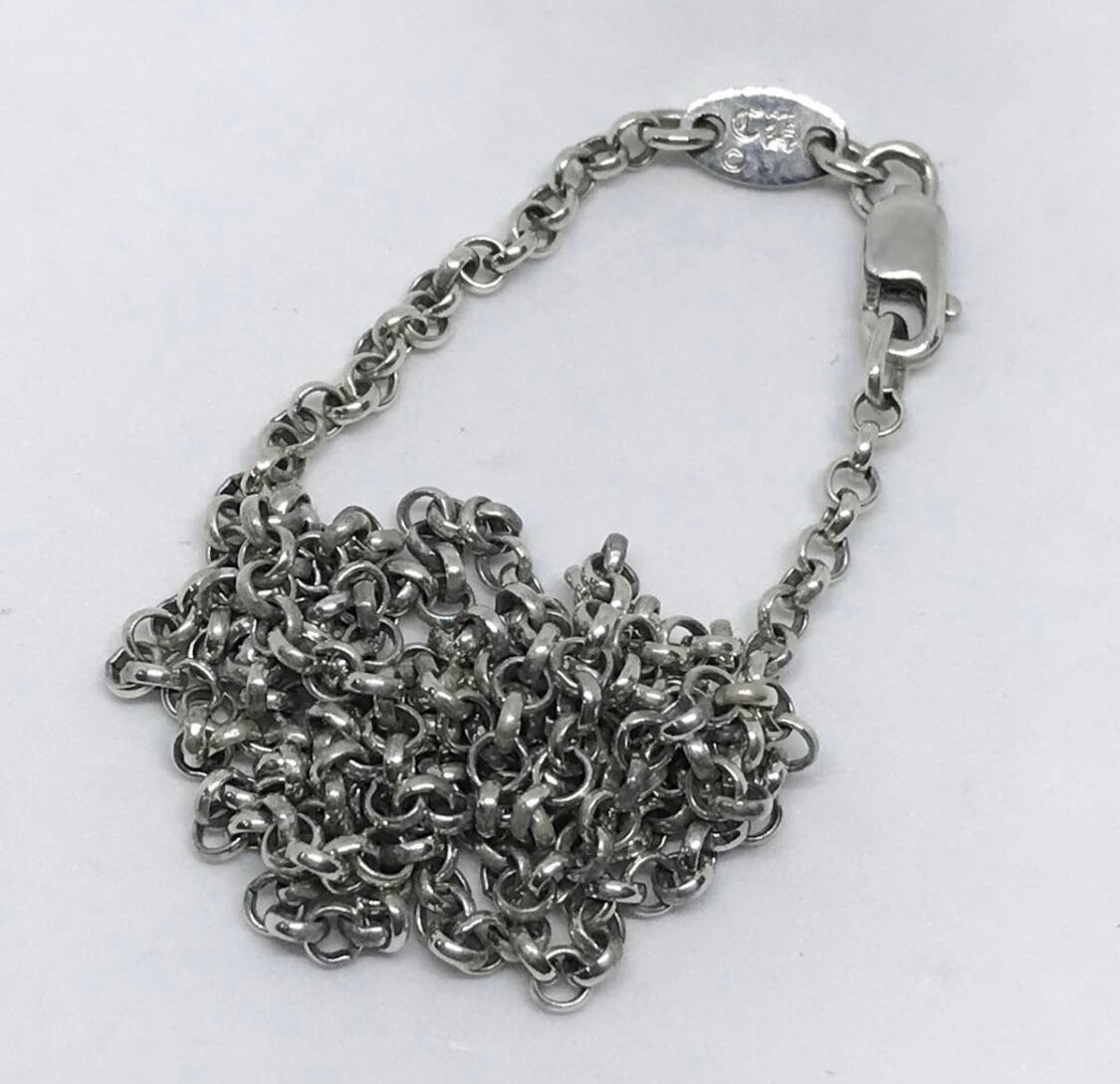 CHROME HEARTS クロムハーツ CH Roll Chain 18インチ ロールチェーン