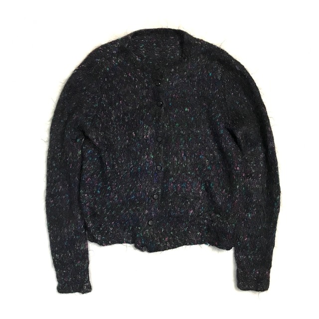 vintage mohair knit black　