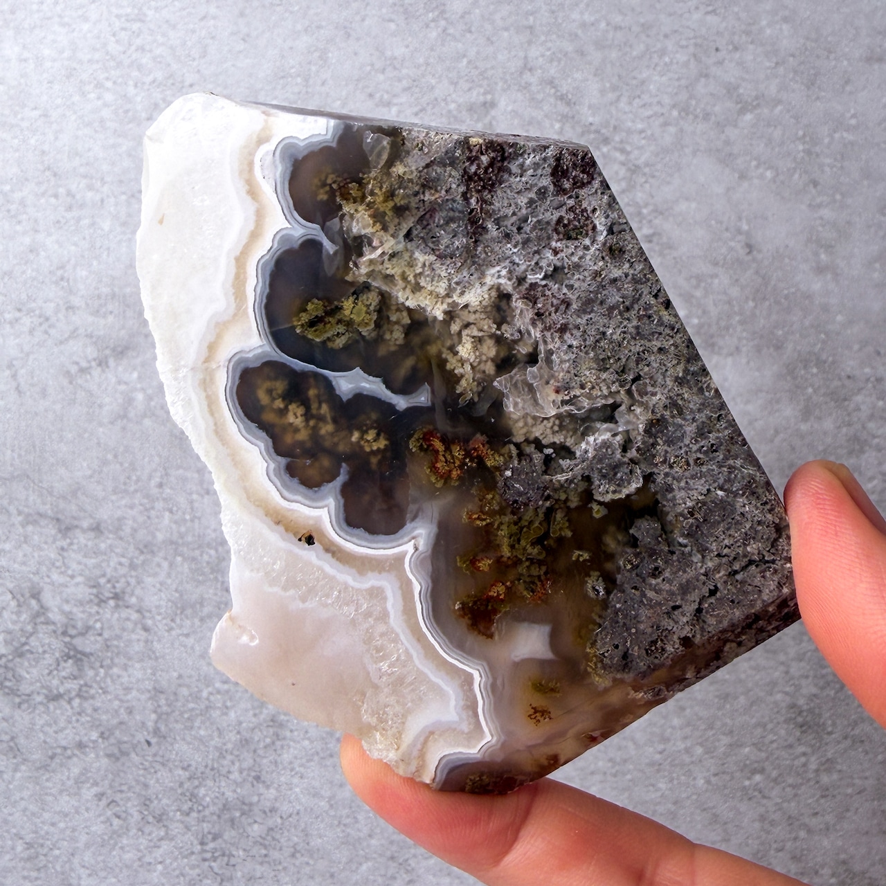 シーニックモスアゲート02 スラブ * Moss Agate * 天然石