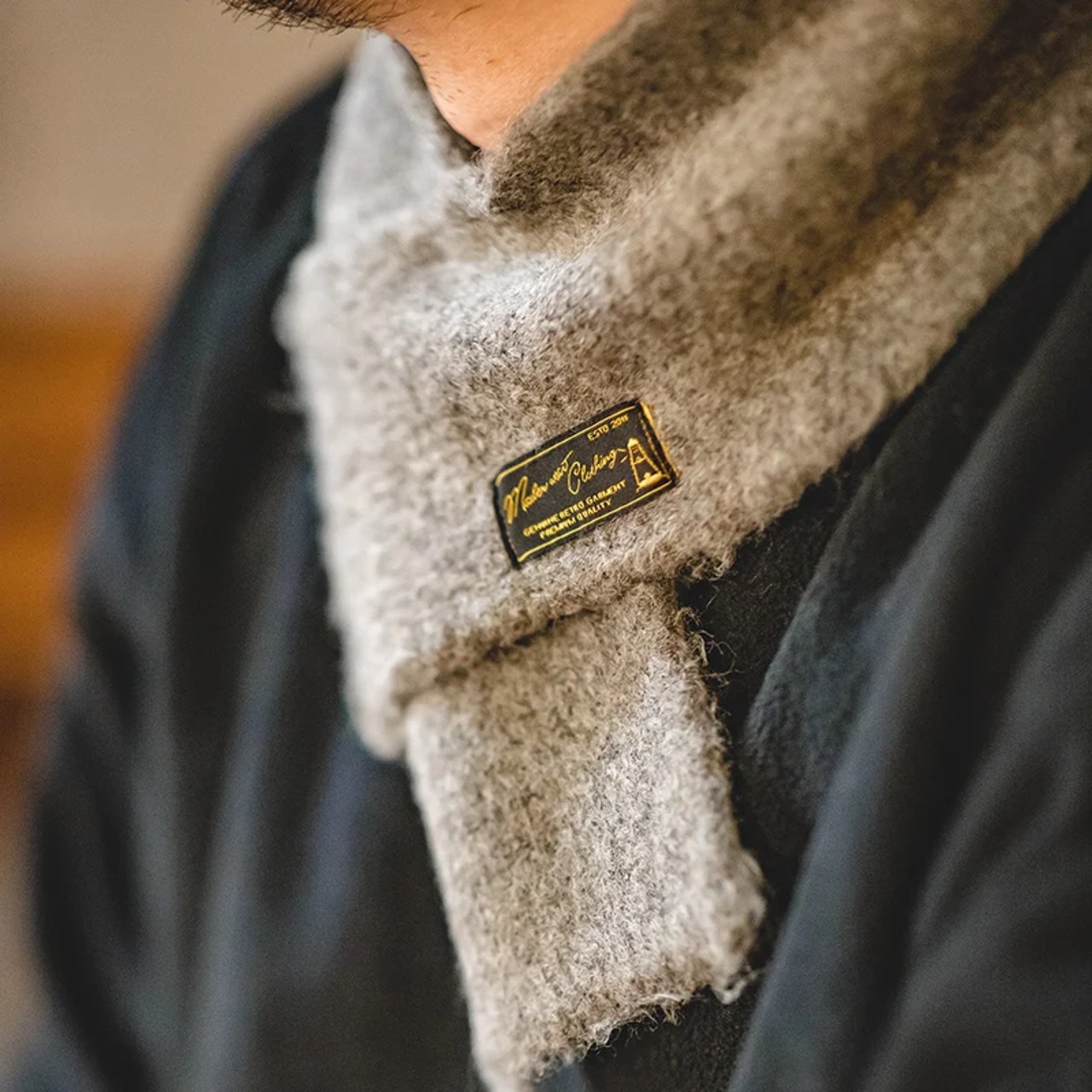 Solid Color Compact Scarf / ソリッド カラー コンパクト スカーフ マフラー