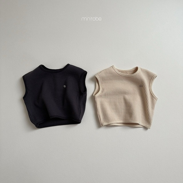 <LAST1>[即納]minirobe / waffle vest