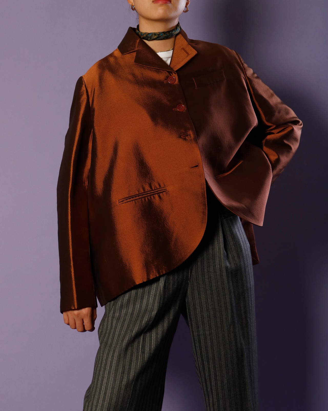 1990's  Romeo Gigli / Wool Silk Suit