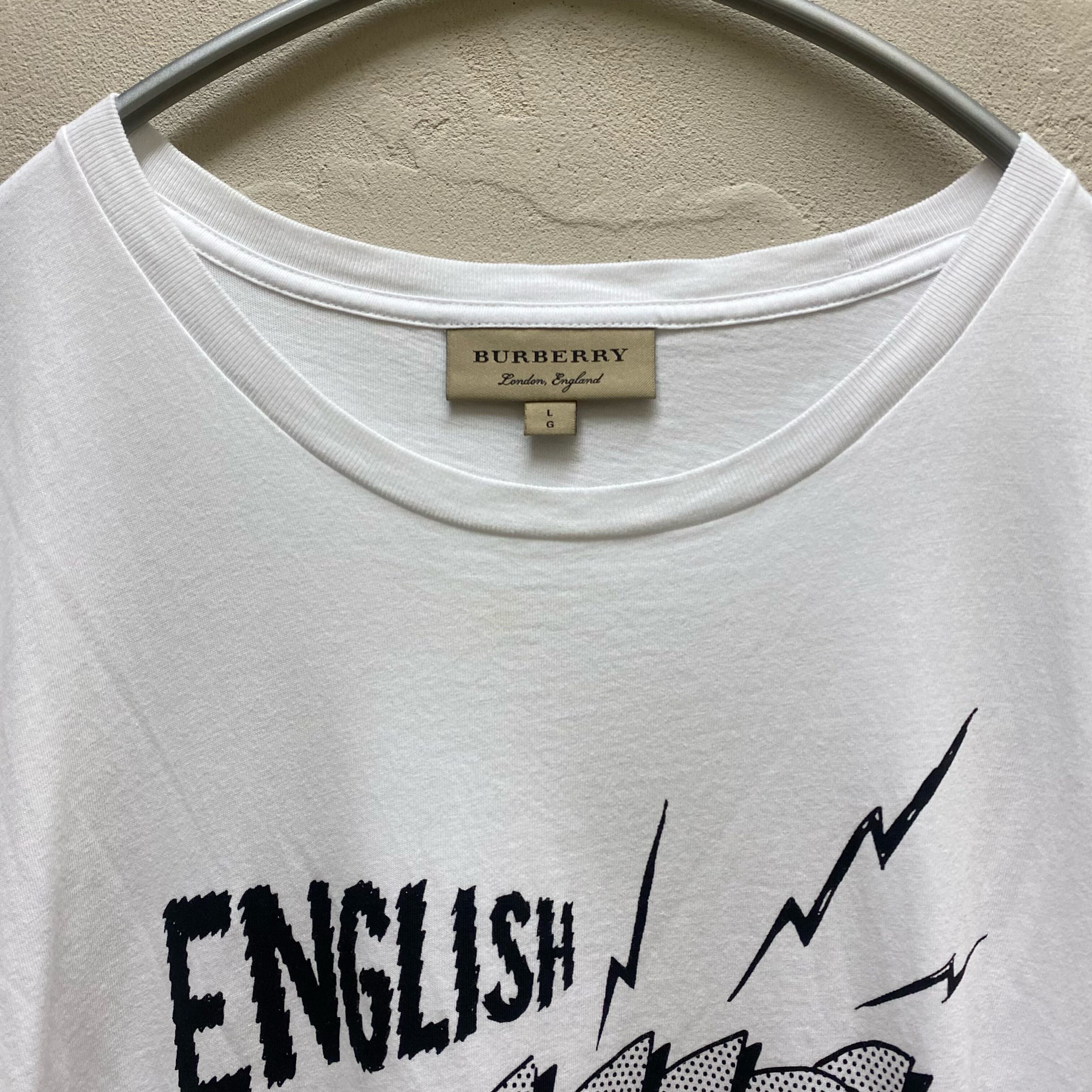 BURBERRY バーバリー グラフィックプリント 半袖Tシャツ ホワイト size 