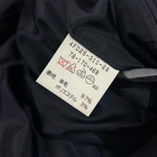 上下 Allegri アレグリ 羊毛 テーラードジャケット 裾ダブル パンツ スーツ 78-170-46R /ブラック系 メンズ