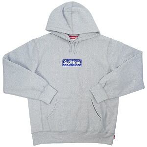supreme bandana box logo hoodie グレーMサイズ