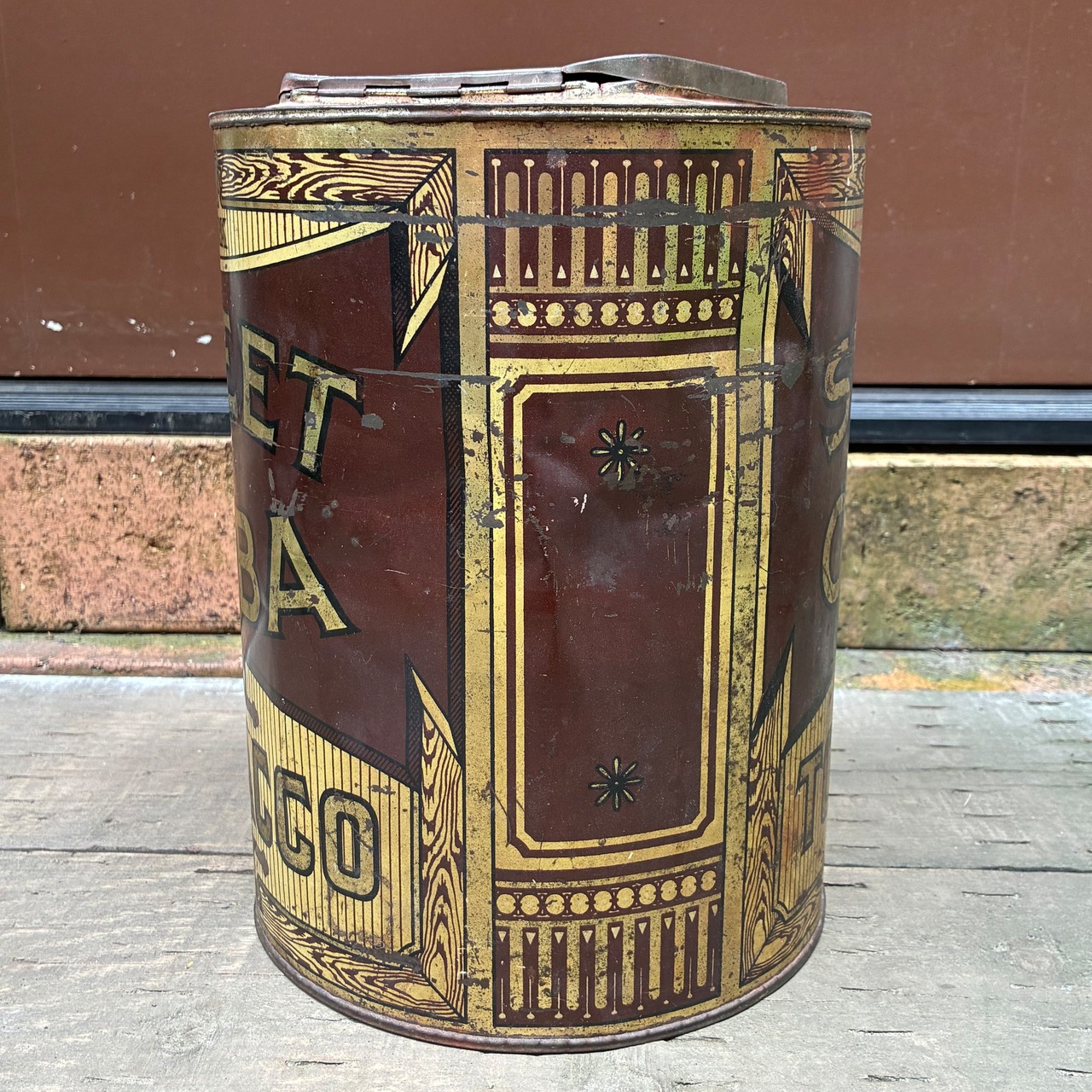 1900's〜1920'sSweet Cuba　タバコ缶　T-12