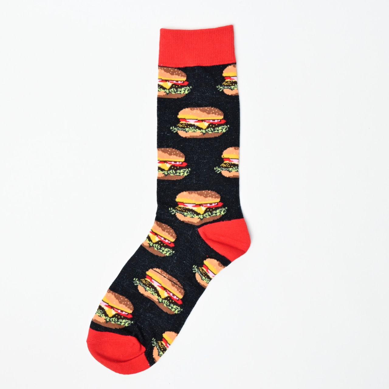 Hamburger crew socks ハンバーガー ソックス - 2