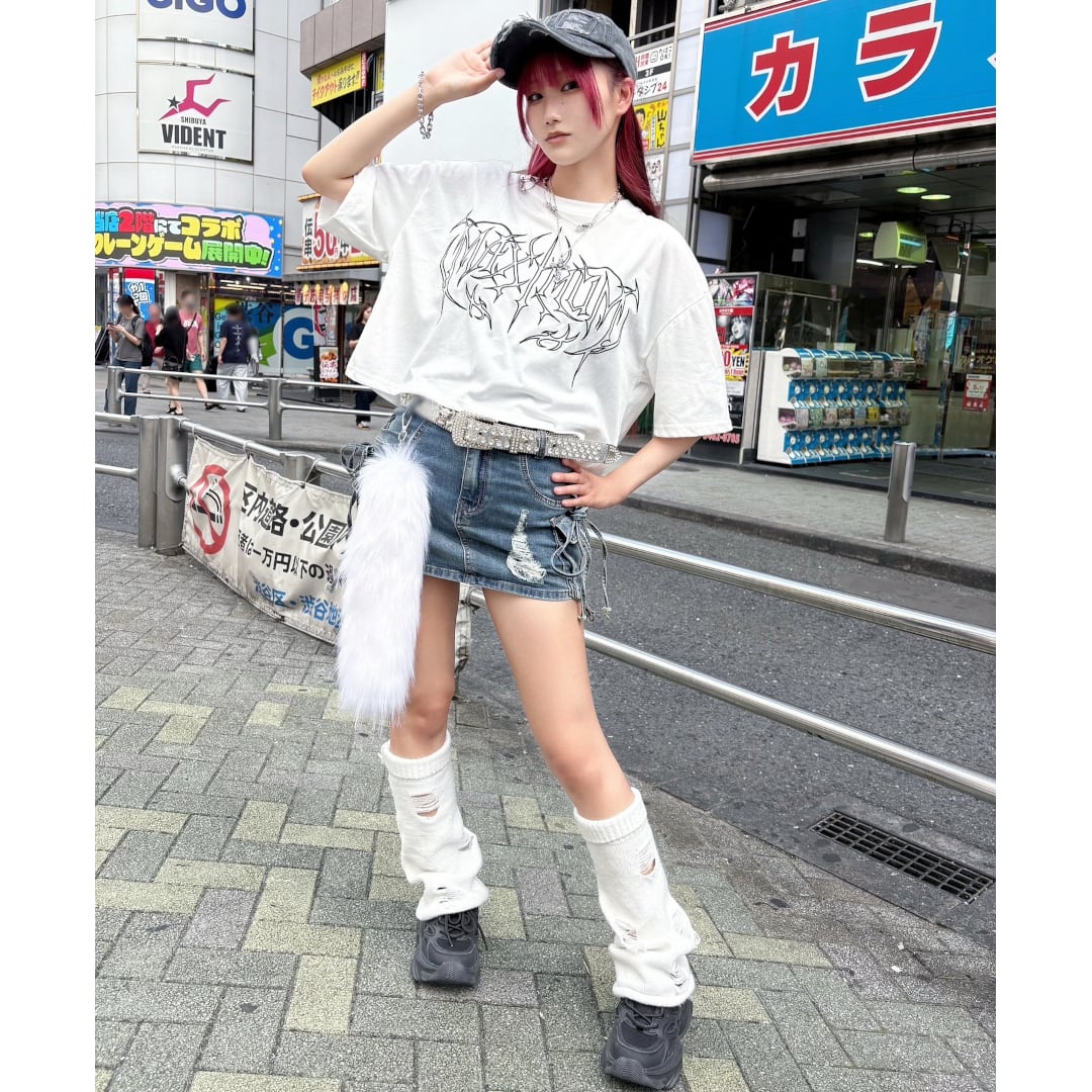 ネックピアス☆ロゴクロップドTシャツ | VOLCAN&APHRODITE 公式通販