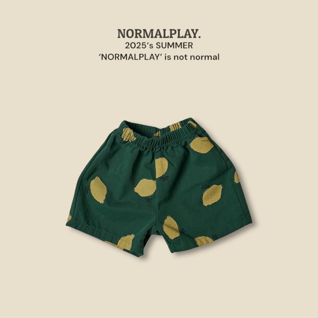 ★即納★レモンパンツ XL(120)size green【NORMALPLAY】