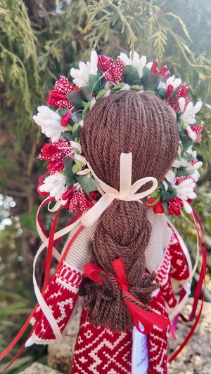 UA.Designer手作りモタンカ 25cm（ウクライナの御守り）