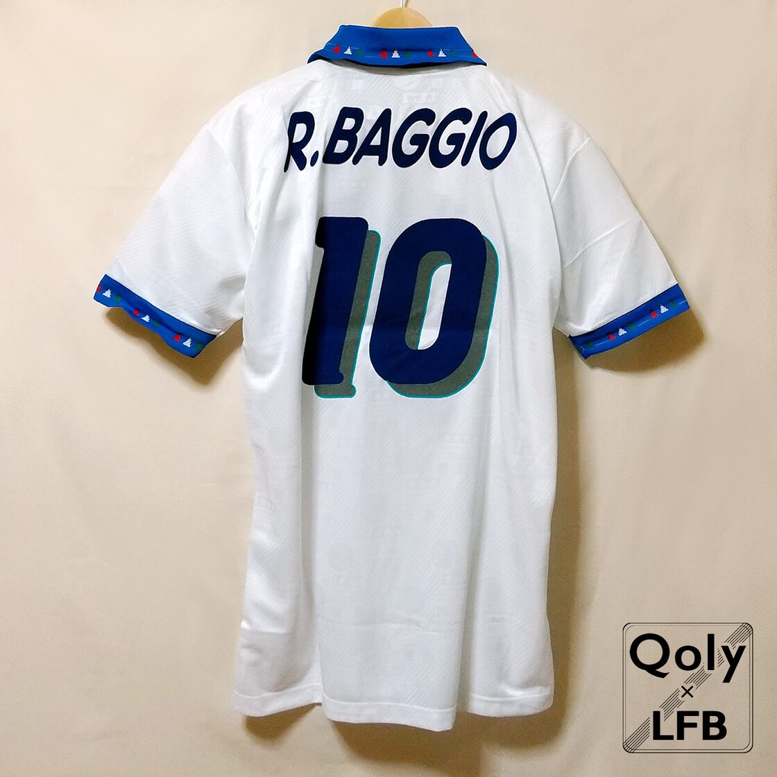 イタリア代表 1994 アウェイ半袖 Old Legend Jersey 復刻版 #10 R