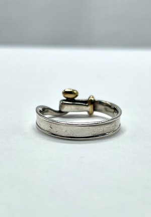Georg jensen アクセサリー　ノットリング　