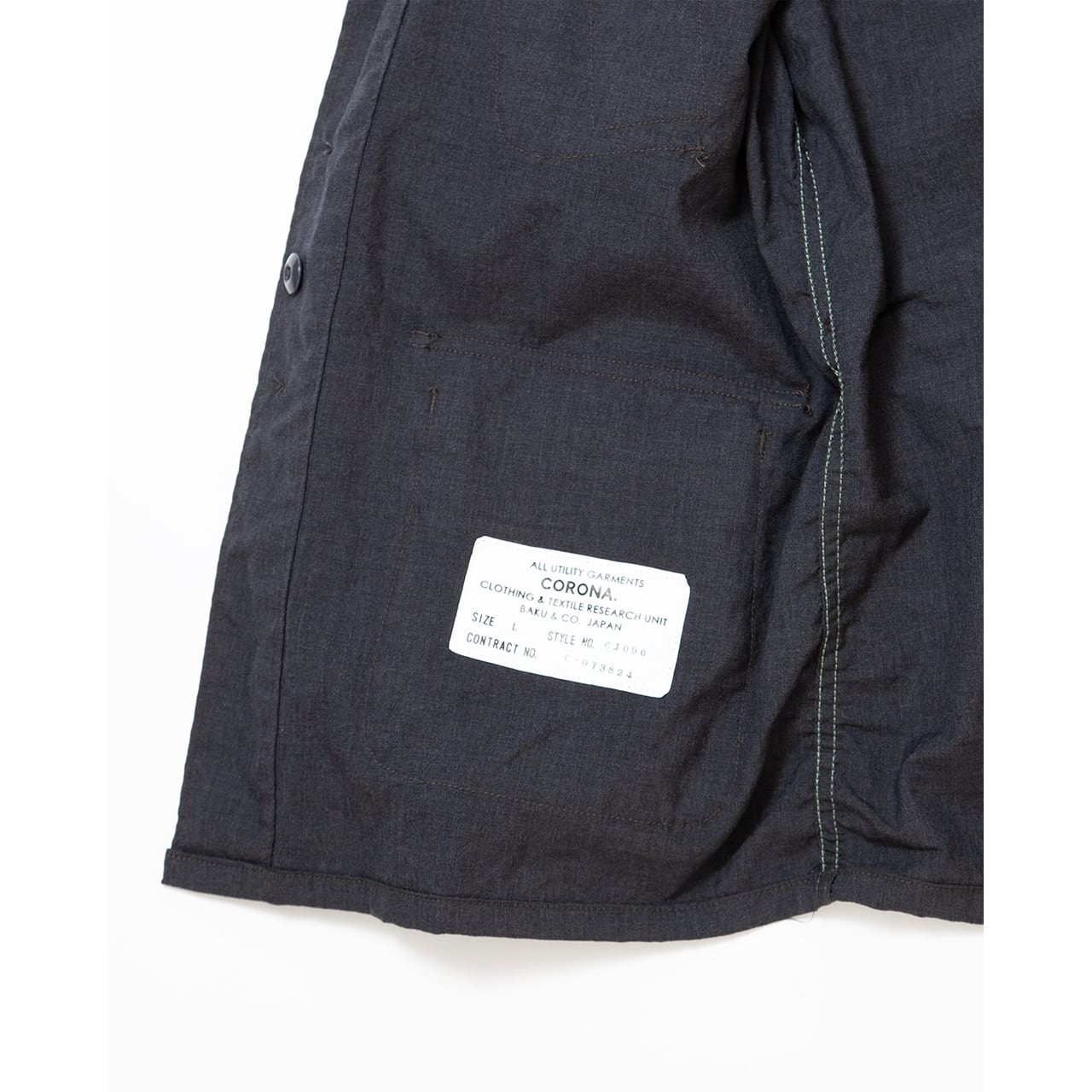 THE CORONA UTILITY / JUNGLE JACKET Wool Tropical Cloth