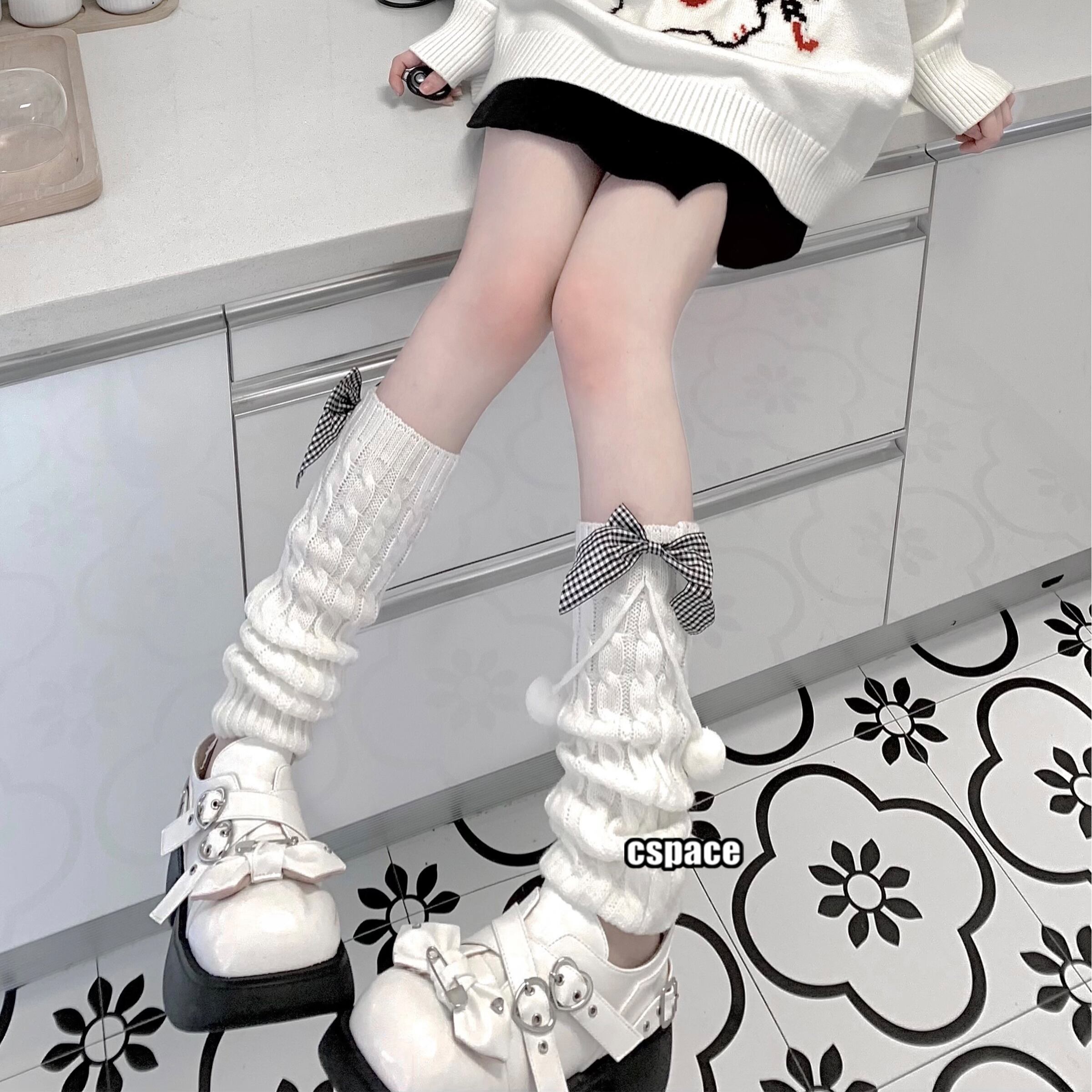 218 レディース ゴシック 地雷系 可愛い ロリータ コスプレ レッグウォーマー A3d3e0 Lachouette